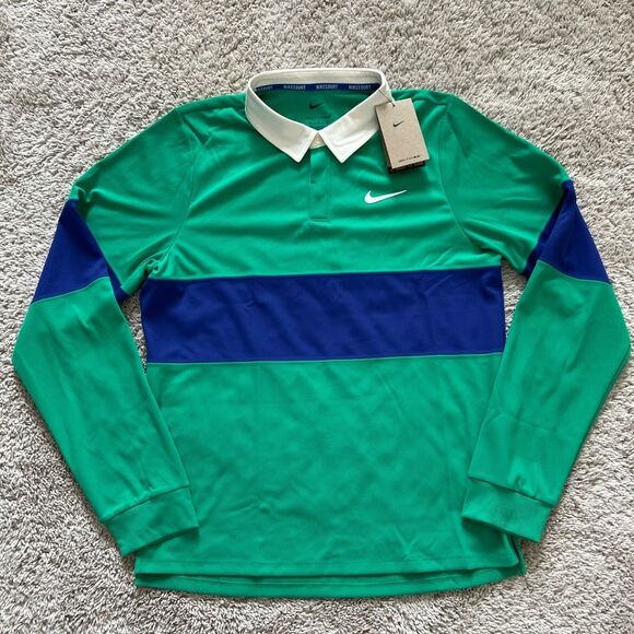 Lot of 2: Nike Court Advantage Slam Long Sleeve Polo - Picture 2 of 12